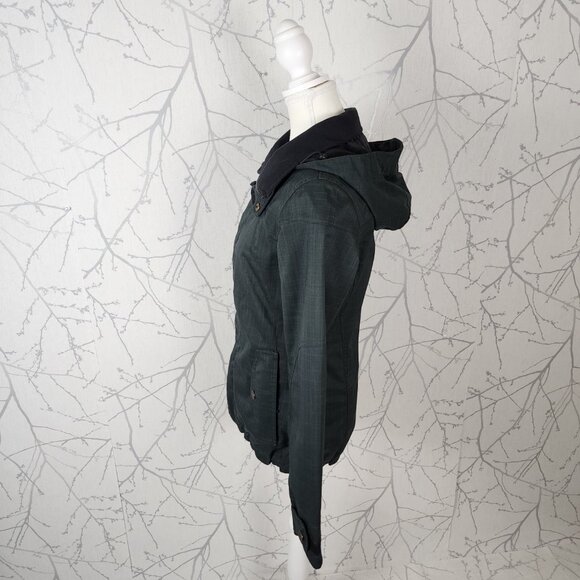 Burton Forest Green Dryride Full Zip Jet Set Snowboard Jacket - Picture 3 of 10